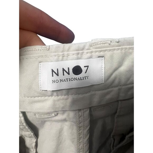 NN07 Crown Shorts Mens Size 32 1005 Beige Cotton Blend Casual Mid-Length RESORT - Picture 3 of 4